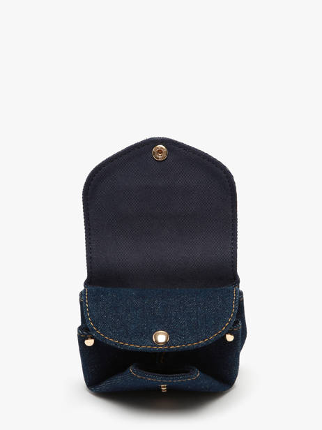 Coin Purse Paul marius Blue denim brut GUSTADEB other view 1