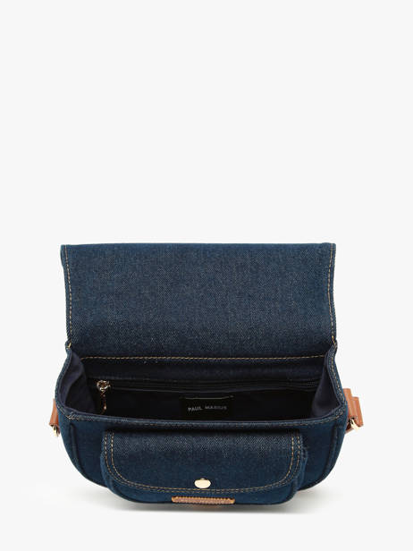 Shoulder Bag Denim Brut Paul marius Blue denim brut BOHEMDEB other view 2