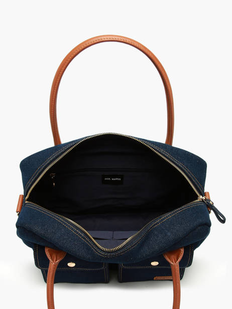 Handbag Denim Brut Paul marius Blue denim brut DANDYDEB other view 2