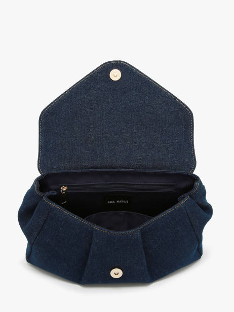 Shoulder Bag Denim Brut Paul marius Blue denim brut SUZM2DEB other view 2
