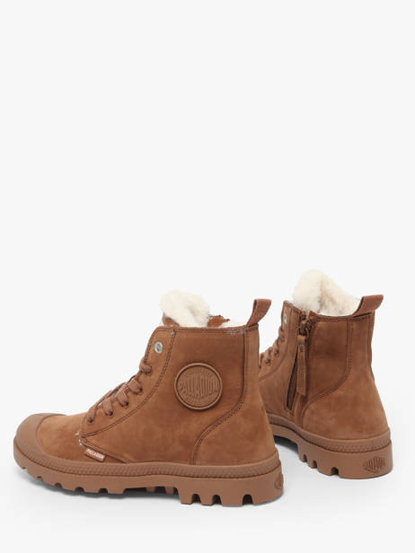 Boots In Leather Palladium Brown women 95982291 other view 2