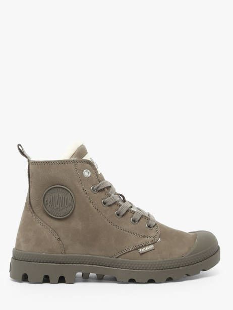 Boots In Leather Palladium Green women 95982281