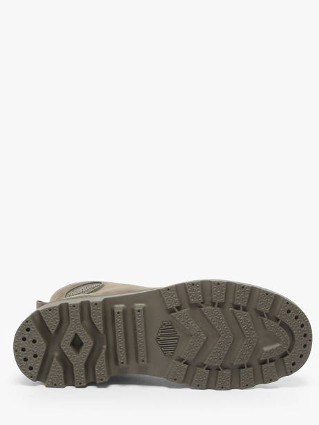 Boots In Leather Palladium Green women 95982281 other view 4