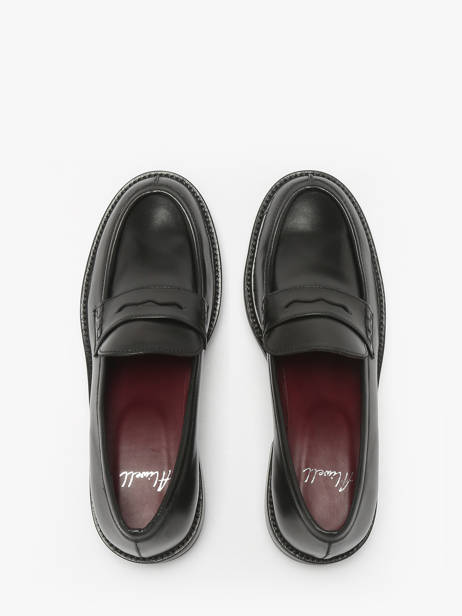 Slippers In Leather Aliwell Black women A3226 other view 3