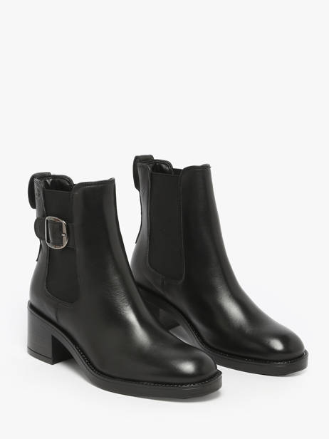 Heeled Boots In Leather Tamaris Black women 45 other view 1