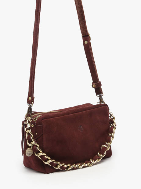 Shoulder Bag Vintage Leather Mila louise Brown vintage 23673V other view 1