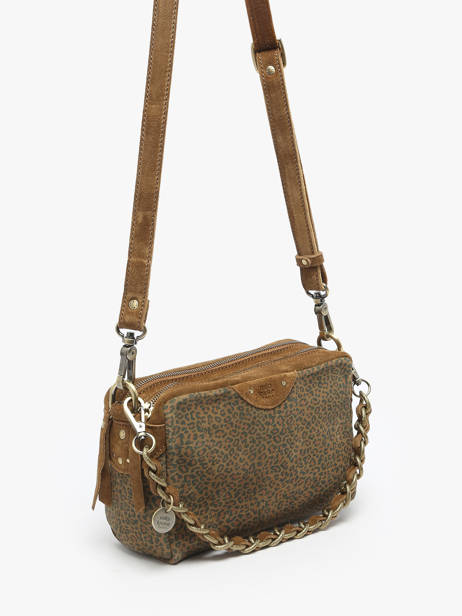 Shoulder Bag Vintage Leather Mila louise Brown vintage 23673PA other view 1