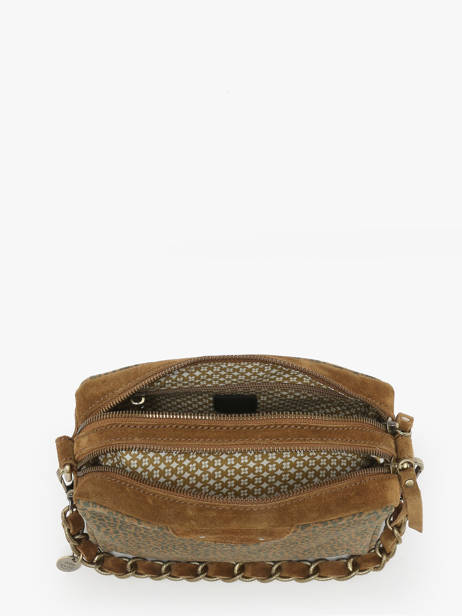 Shoulder Bag Vintage Leather Mila louise Brown vintage 23673PA other view 2