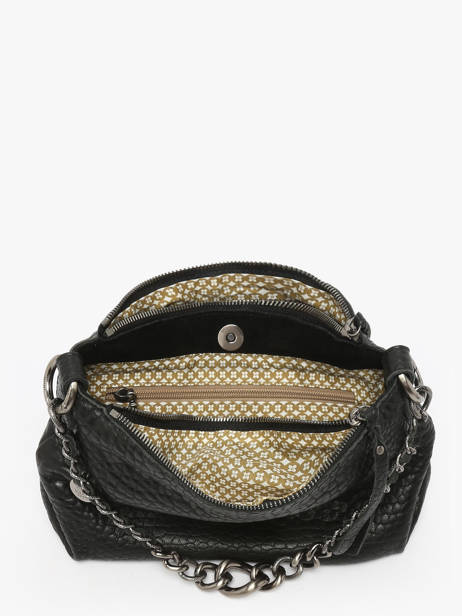 Shoulder Bag Vintage Leather Mila louise Black vintage 3864E other view 2