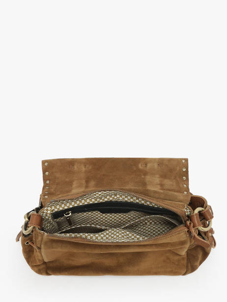 Crossbody Bag Vintage Leather Mila louise Brown vintage 3861VC other view 2