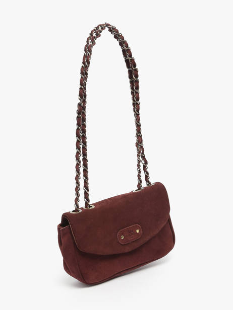 Shoulder Bag Vintage Leather Mila louise Brown vintage 23040V other view 1