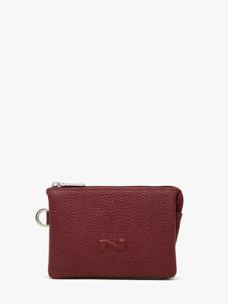 Porte-monnaie 2 Compartiments Original N Cuir Nathan baume Rouge original n 302N
