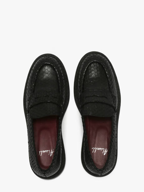 Slippers In Leather Aliwell Black women A0234 other view 3