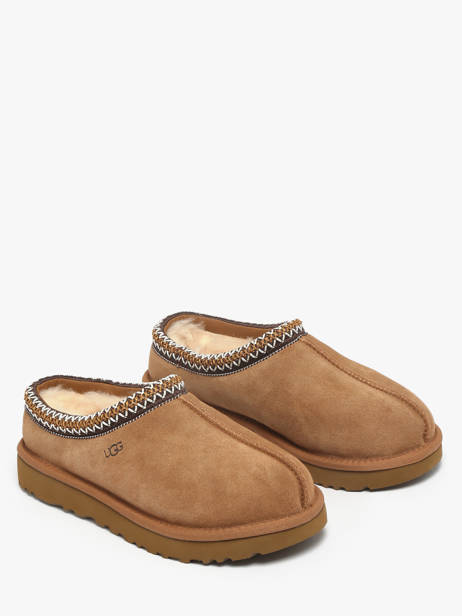 Slippers In Leather Ugg Brown women 1174470 other view 1