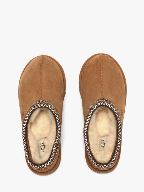 Slippers In Leather Ugg Brown women 1174470 other view 3