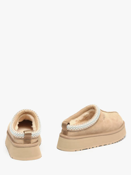 Platform Slippers In Leather Ugg Beige women 1174471 other view 2