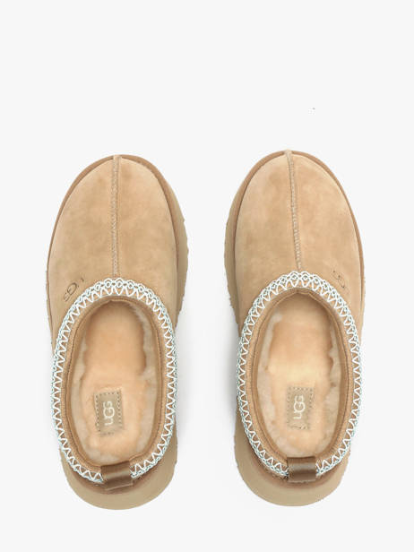 Platform Slippers In Leather Ugg Beige women 1174471 other view 3