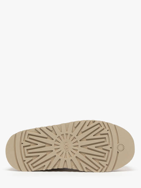 Platform Slippers In Leather Ugg Beige women 1174471 other view 4