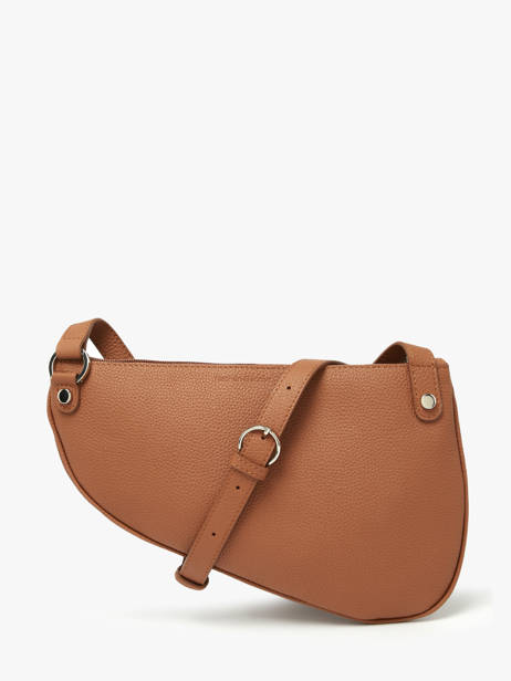 Sac Bandoulière Large City Perle Cuir Nathan baume Marron n city 1 vue secondaire 4