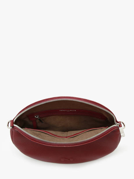 Sac Porté épaule Anna Cuir Nathan baume Rouge nathan 9 vue secondaire 3