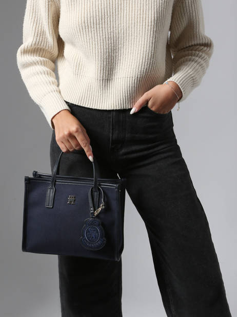 Sac Porté Main Th City Tommy hilfiger Bleu th city AW17852 vue secondaire 1