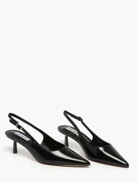 Stiletto Heel Pumps In Leather Steve madden Black accessoires 11003902 other view 1