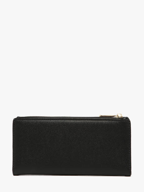 Wallet David jones Black saffiano P164 other view 3