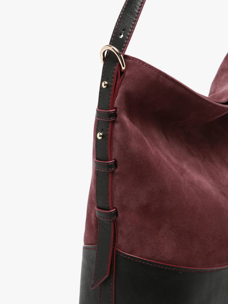 Suede Leather Serena Shoulder Bag Nathan baume Violet vogue 6 other view 3