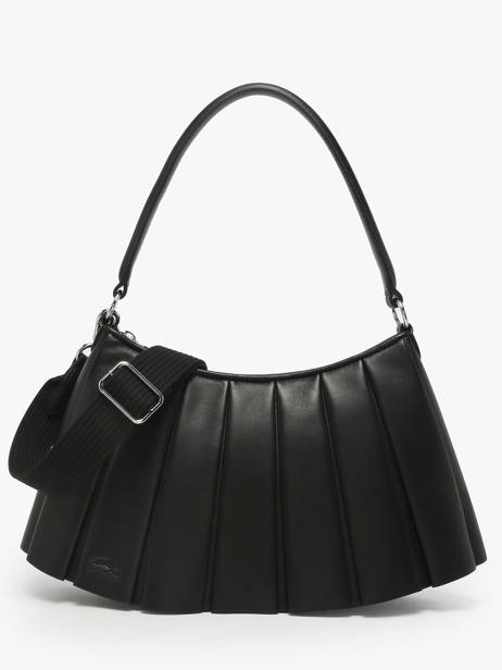 Shoulder Bag Lenglen Leather Lacoste Black lenglen NU5176DP