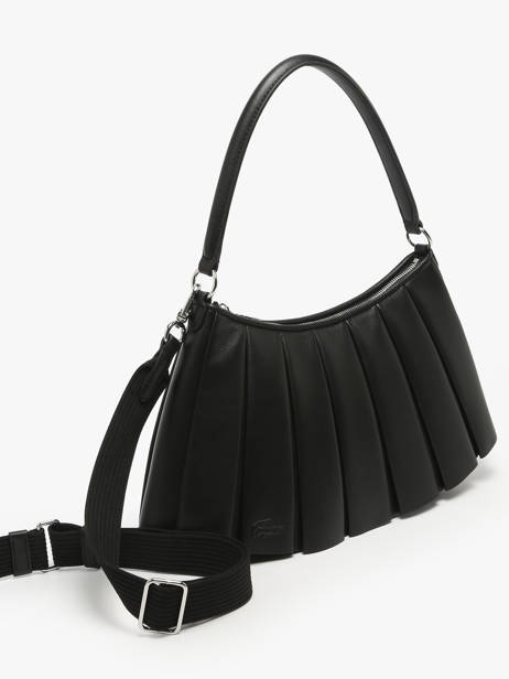 Shoulder Bag Lenglen Leather Lacoste Black lenglen NU5176DP other view 1