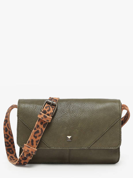 Shoulder Bag June Leather Pieces Green june 17160060