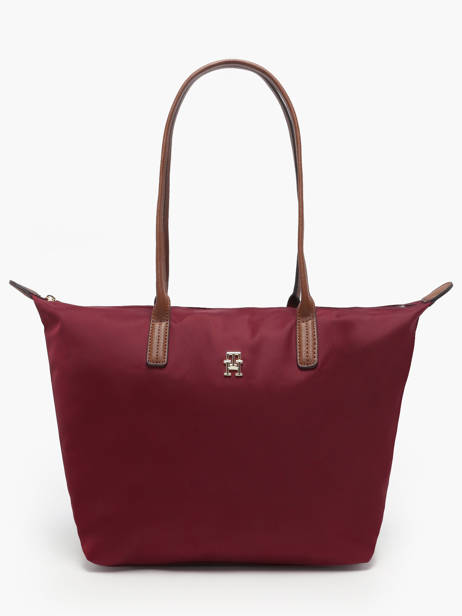 A4 Size Shoulder Bag Popette Nylon Tommy hilfiger Red popette AW17711