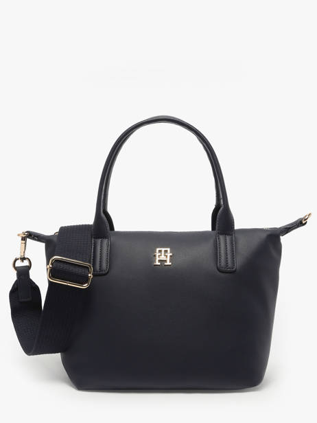 Handbag Popette Recycled Polyester Tommy hilfiger Blue popette AW17708