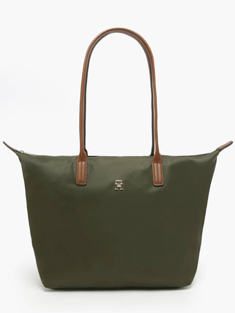 Sac Porté épaule A4 Popette Nylon Tommy hilfiger Vert popette AW17711