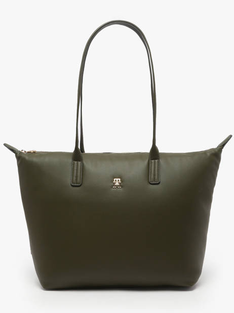 Sac Porté épaule Popette Nylon Tommy hilfiger Vert popette AW17705