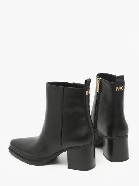Heeled Formal Shoes In Leather Michael kors Black women XME5L001 other view 2