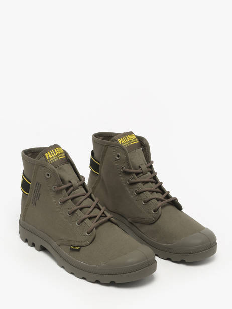 Bottines Palladium Vert men 79514325 vue secondaire 1