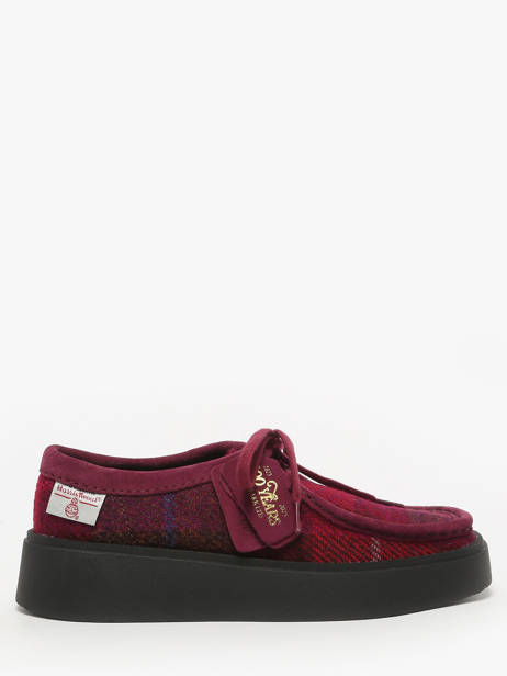 Chaussures Derbies Clarks Rouge women 26184947