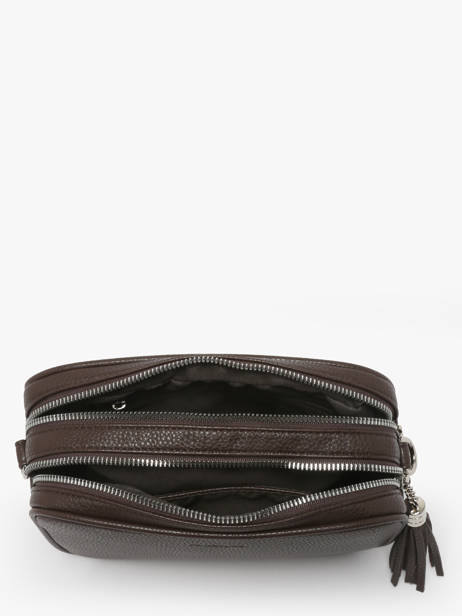 Sac Bandouliere Grained Miniprix Marron grained F8035 vue secondaire 1
