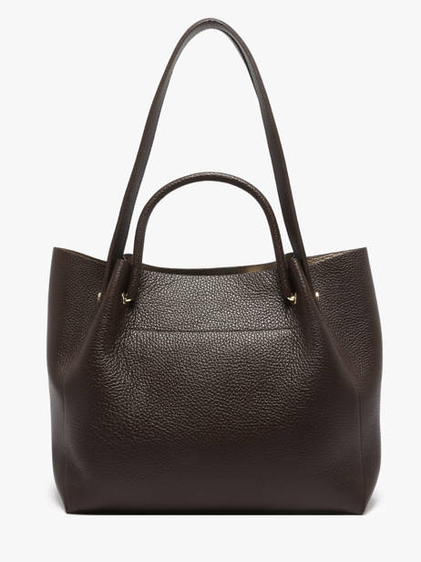 Sac Shopping Foulonne Double Cuir Lancaster Marron foulonne double 20 vue secondaire 4
