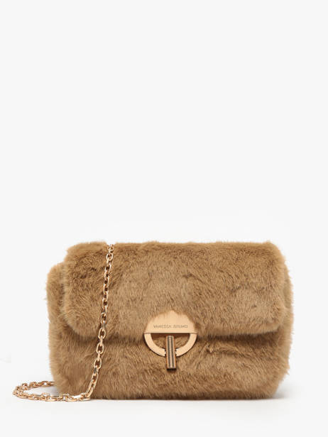 Sac Bandoulière Moon M En Fausse Fourrure Vanessa bruno Beige moon 30V40533
