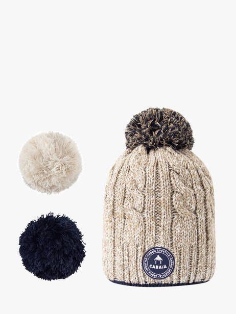 Beanie Cabaia Beige hats CREAMYGI