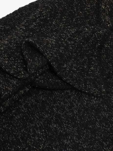Écharpe Pieces Noir pyron 17110447 vue secondaire 1