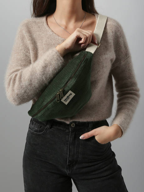 Belt Bag Hindbag Green velours V other view 1