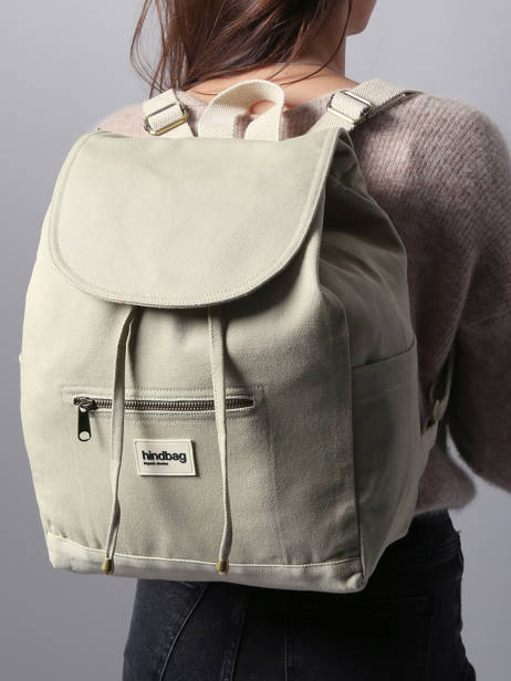 Sac à Dos Eliot Coton Hindbag Vert best seller ELIOT vue secondaire 1