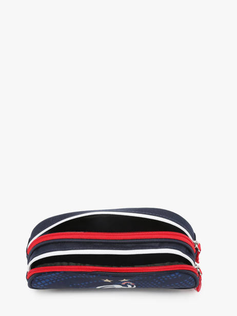 Trousse 2 Compartiments Federat. france football Bleu fff 25BX207D vue secondaire 1