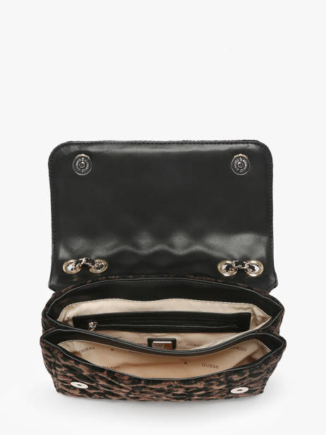 Sac Bandoulière Giully Polyester Guess Marron giully LG967320 vue secondaire 3