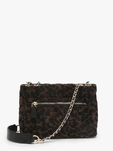 Sac Bandoulière Giully Polyester Guess Marron giully LG967320 vue secondaire 4