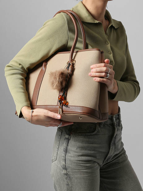 Shoulder Bag Geneve Miniprix Beige geneve M9447 other view 1