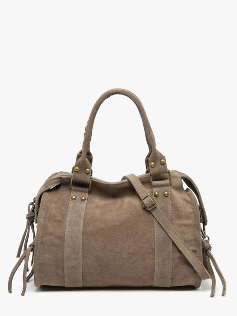 Shoulder Bag Velvet Milano Brown velvet VE24094 other view 4